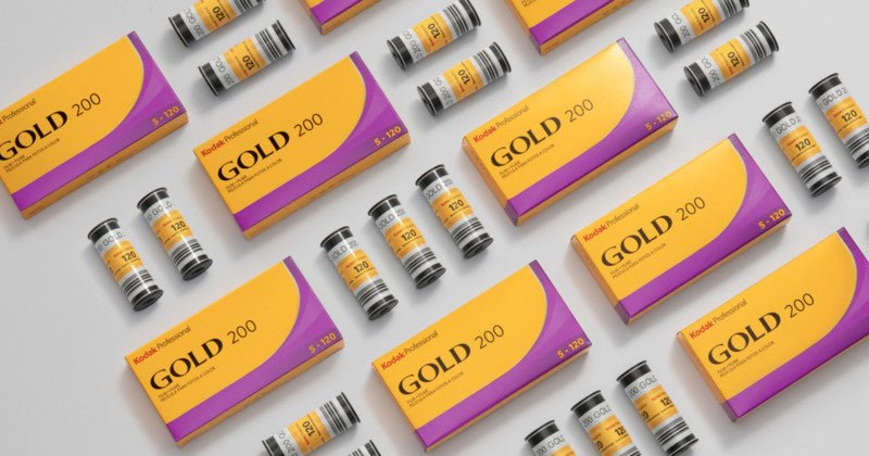 Kodak Gold 200 - 120 - Single Roll - Rewind Photo Lab - Kodak