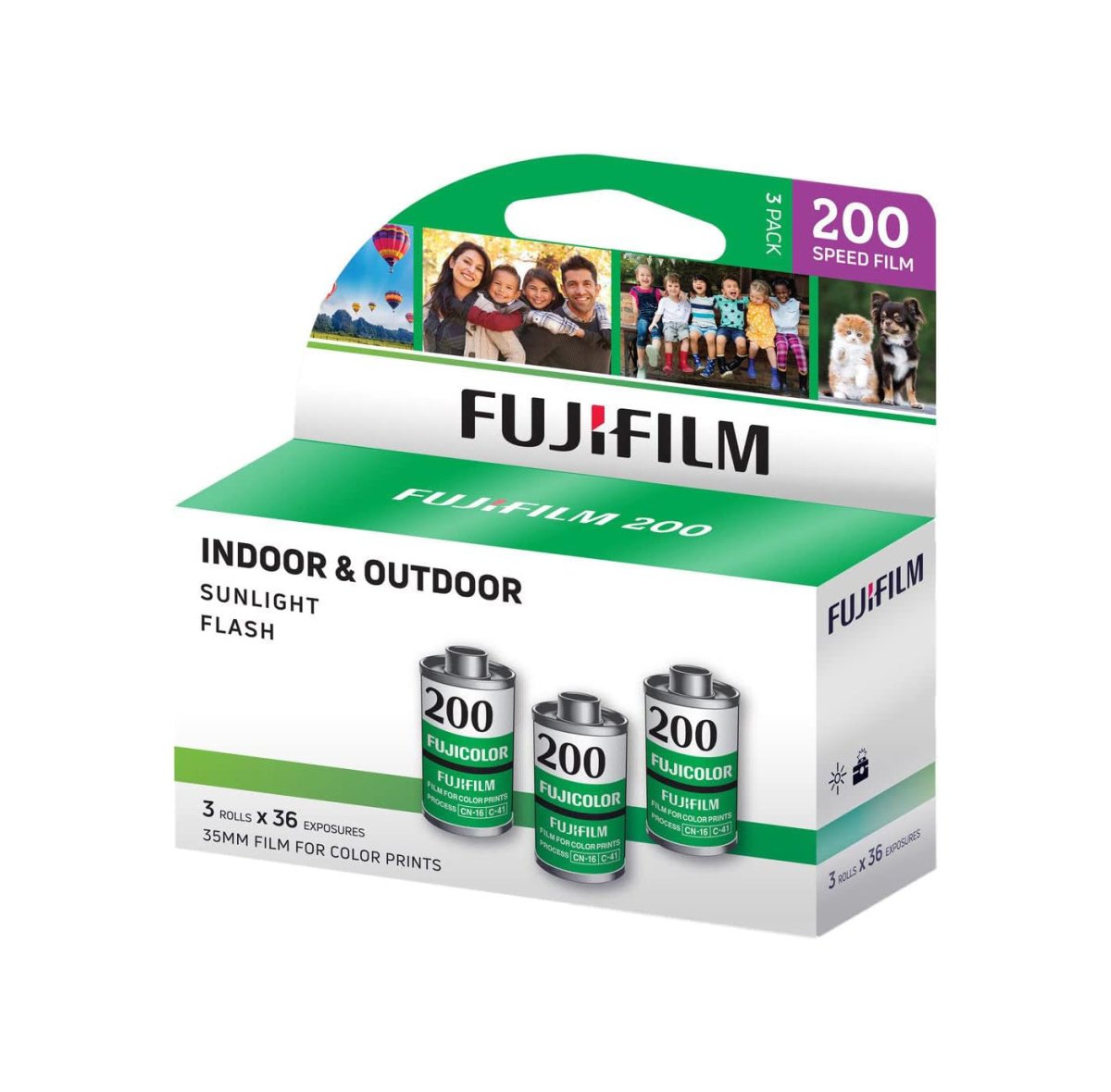 Fujifilm 200 - 35mm - 36 Exposure - 3 Pack - Rewind Photo Lab - Fujifilm