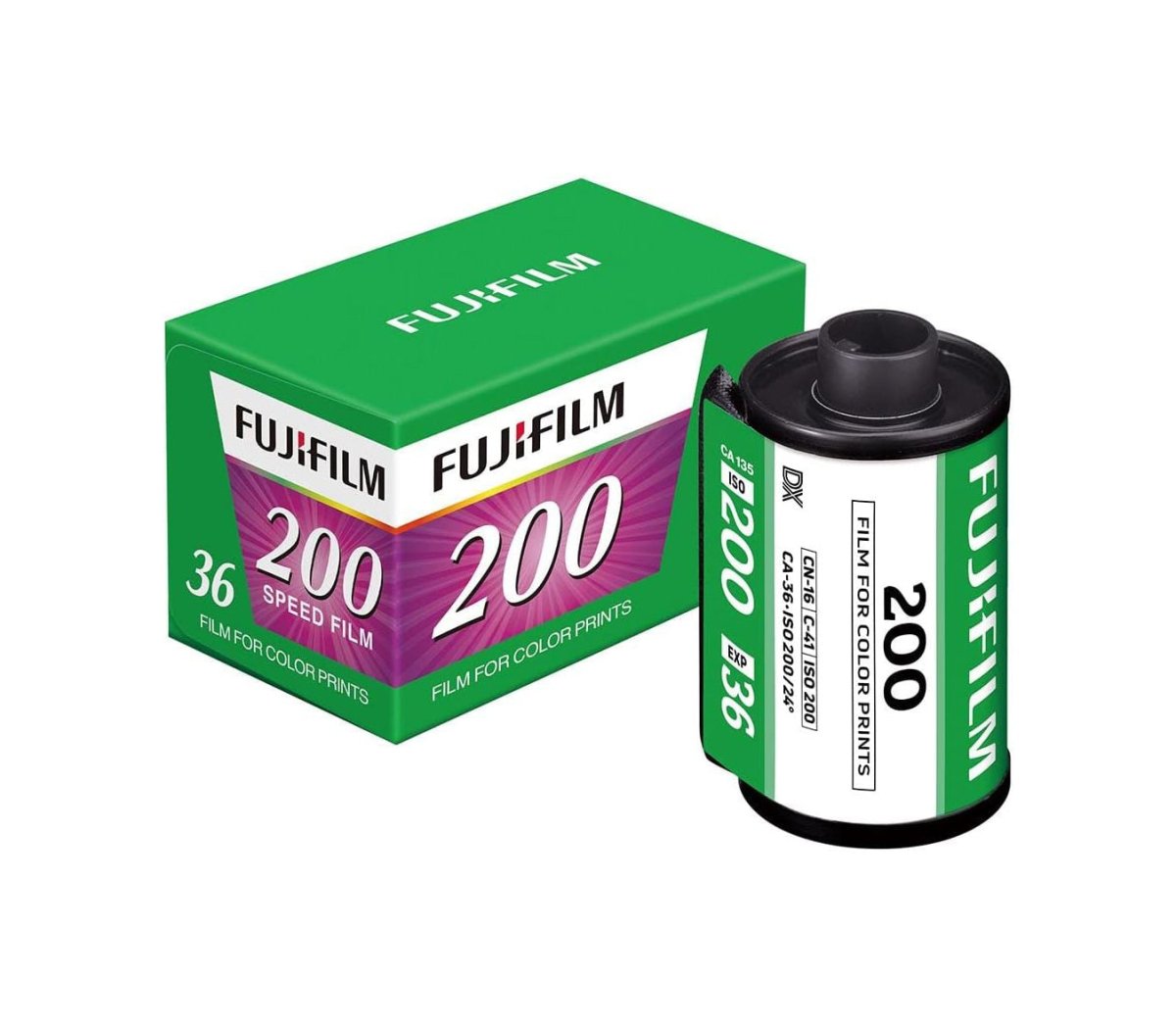 Fujifilm 200 - 35mm - 36 Exposure - Single Roll - Rewind Photo Lab - Fujifilm