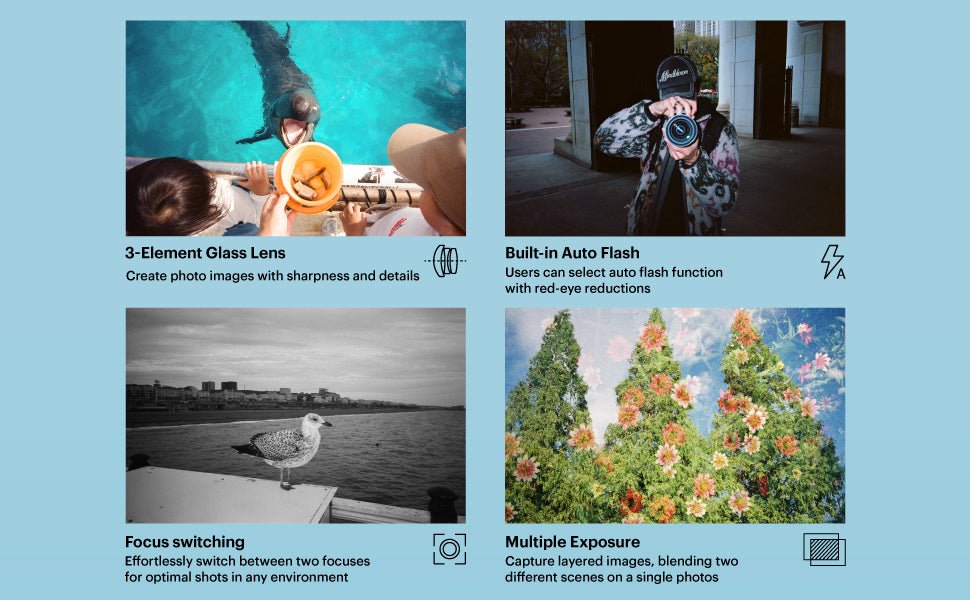 KODAK Snapic A1 - 35mm Film Camera - Rhino Grey - Rewind Photo Lab - Kodak