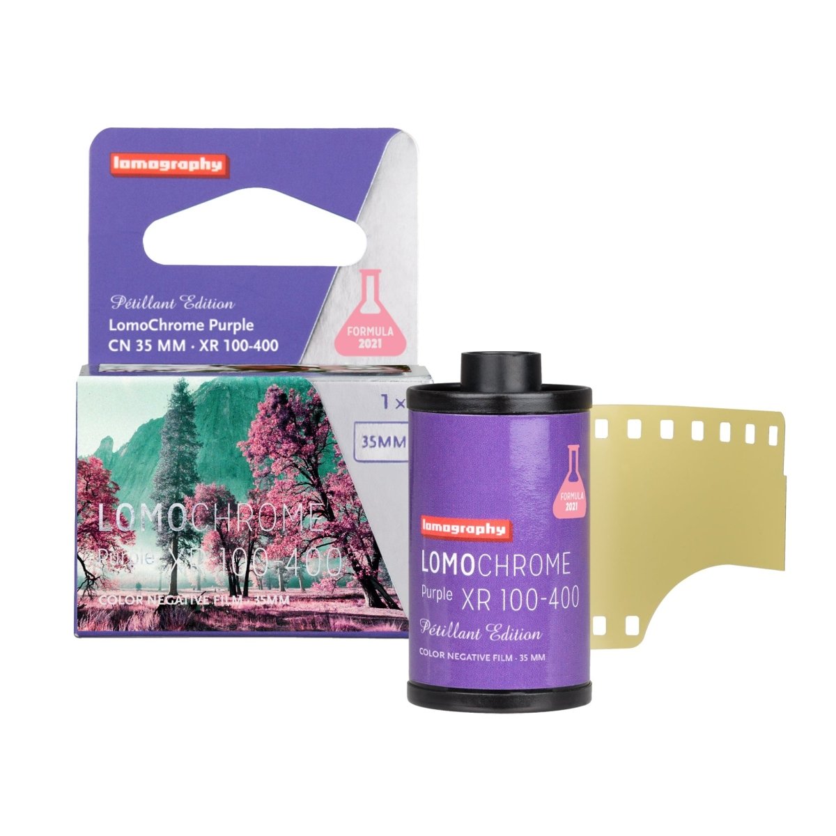 Lomography Purple - 35mm - 36 Exposure - Single Roll - Rewind Photo Lab - Lomography