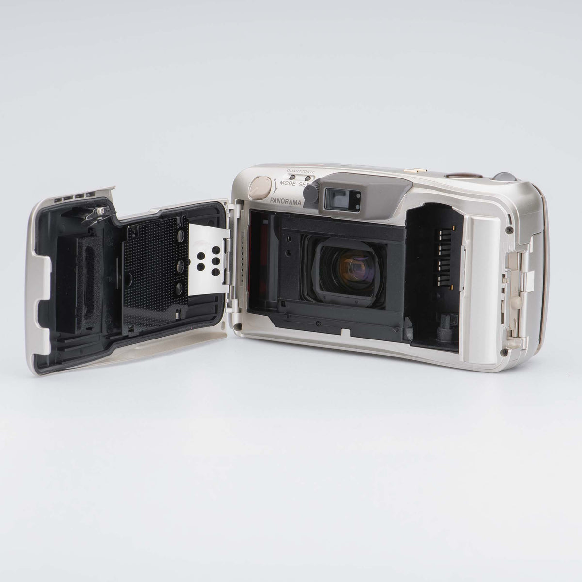 Olympus mju Zoom 140 VF - 35mm Point and Shoot Film Camera - film door open