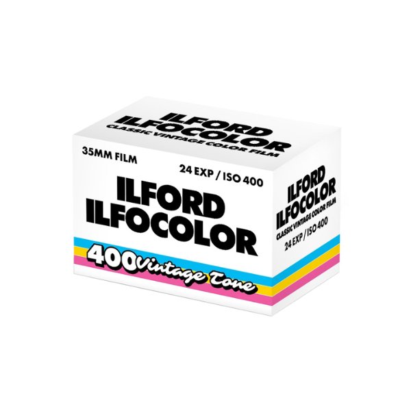 Ilford Ilfocolor Vintage Tone 400 - 35mm - 24 Exposure - Single Roll - Rewind Photo Lab - Ilford