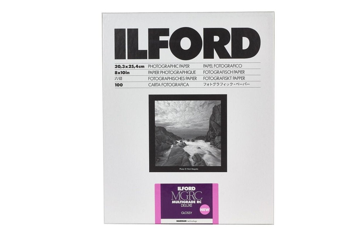 Ilford Multigrade Deluxe Darkroom Paper 25 Sheets - Glossy - (8x10") - Rewind Photo Lab - Ilford