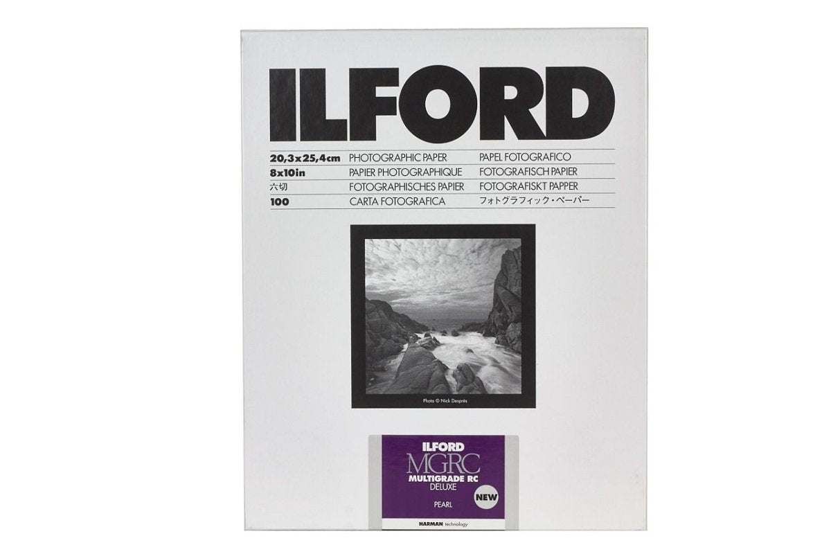 Ilford Multigrade Deluxe Darkroom Paper 25 Sheets - Pearl - (8x10") - Rewind Photo Lab - Ilford