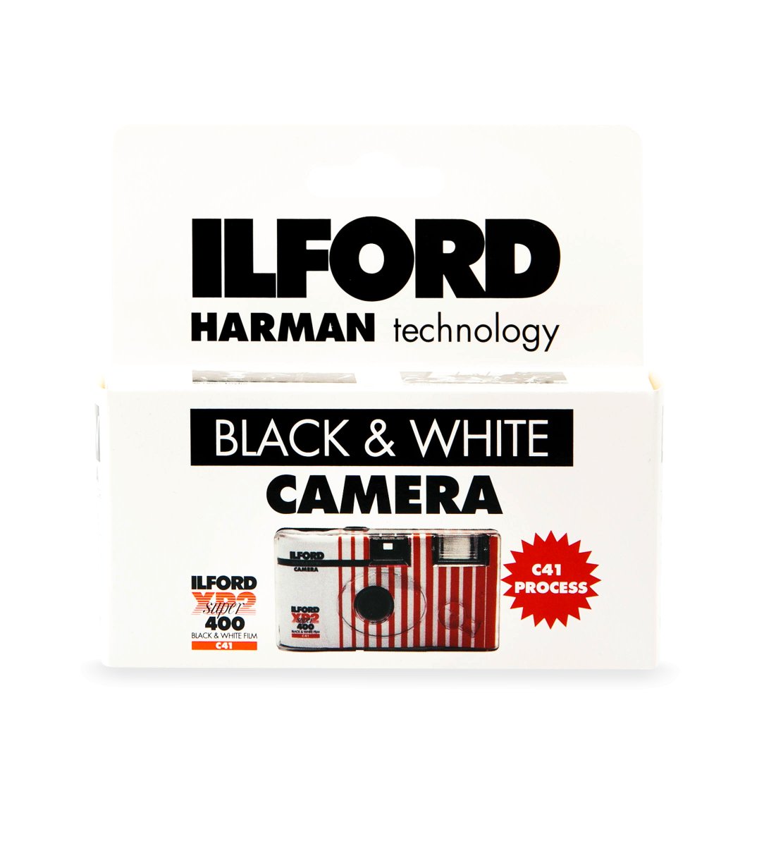 Ilford XP2 400 - Single Use Camera - 27 exposure - Rewind Photo Lab - Ilford
