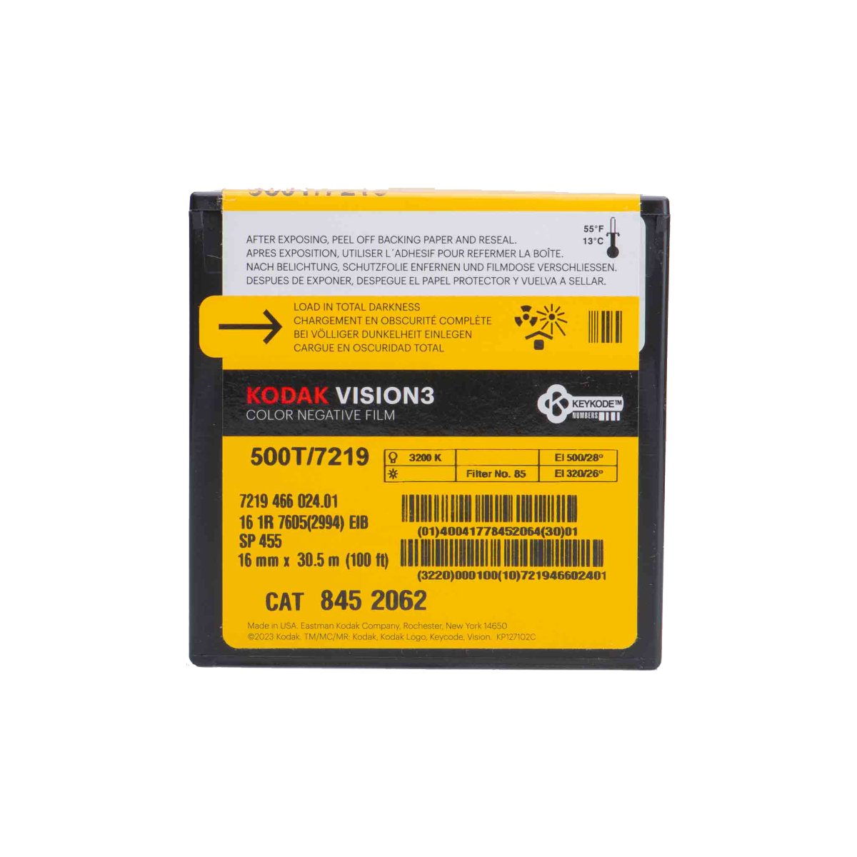 Kodak Film VISION3 500T Color Negative Film 16mm 100ft