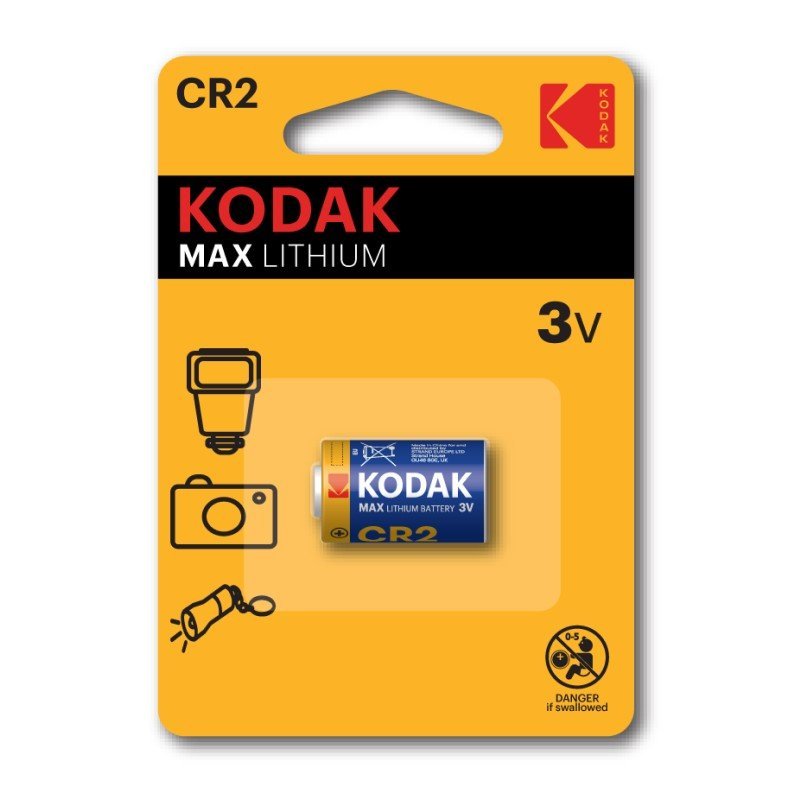 Kodak Max Lithium Battery - CR2 - Rewind Photo Lab - Kodak
