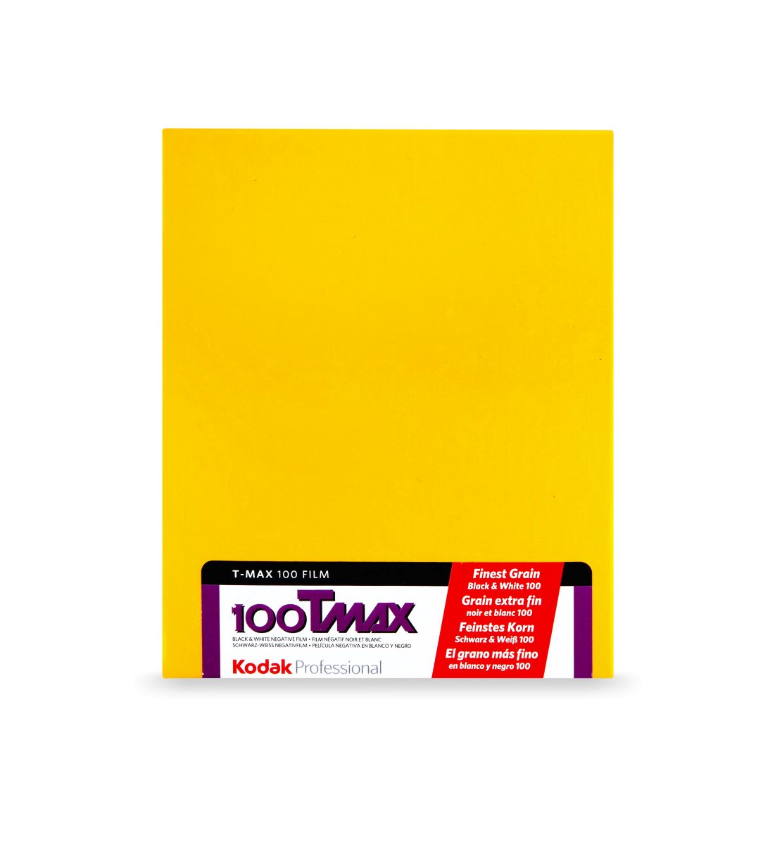Kodak T-Max 100 - 4x5 - 10 Sheets - Rewind Photo Lab - Kodak