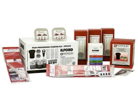 Paterson Ilford Film Black and White Processing & Developing Starter Kit - Rewind Photo Lab - Paterson