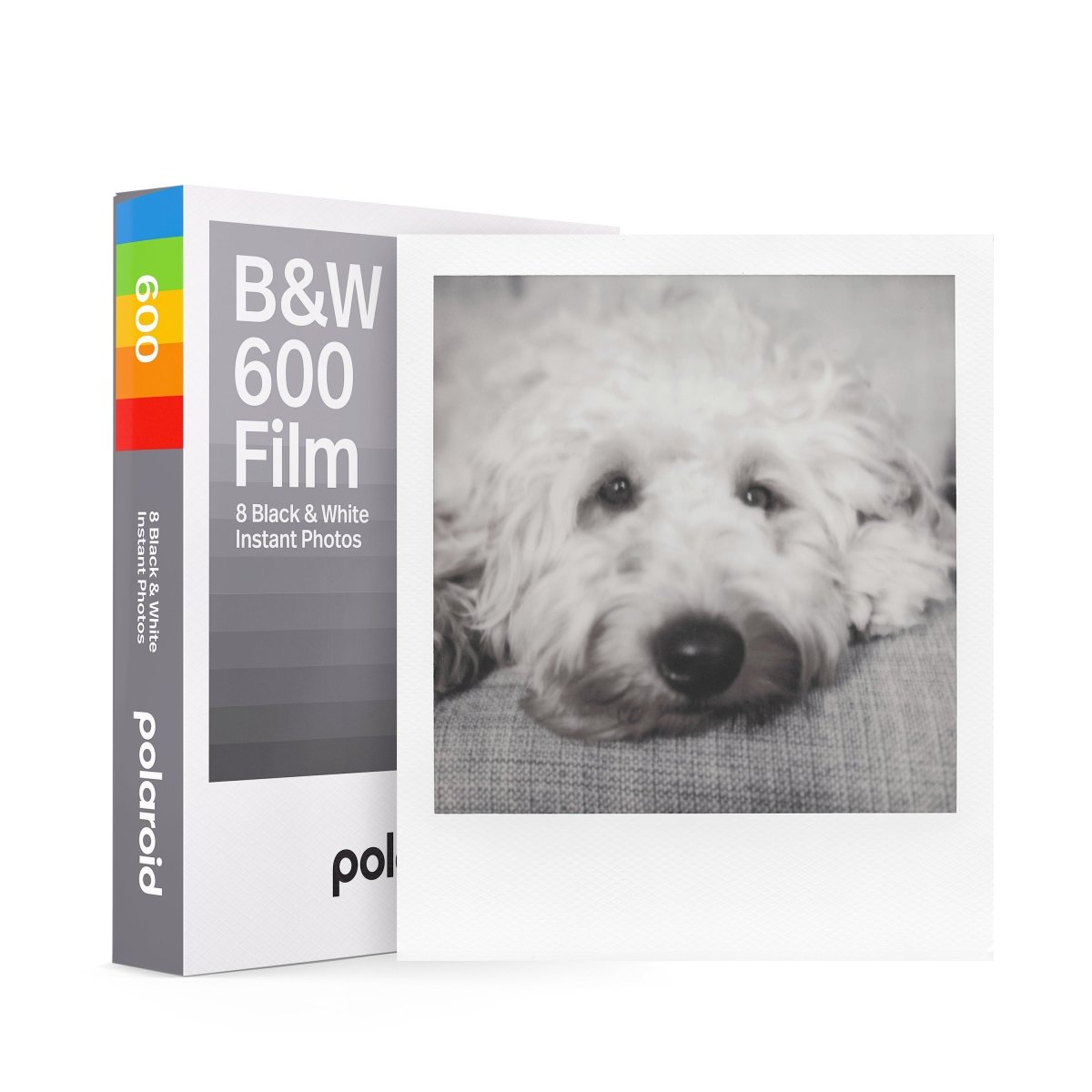 Polaroid 600 - Black & White - 8 Exposures - Rewind Photo Lab - Polaroid
