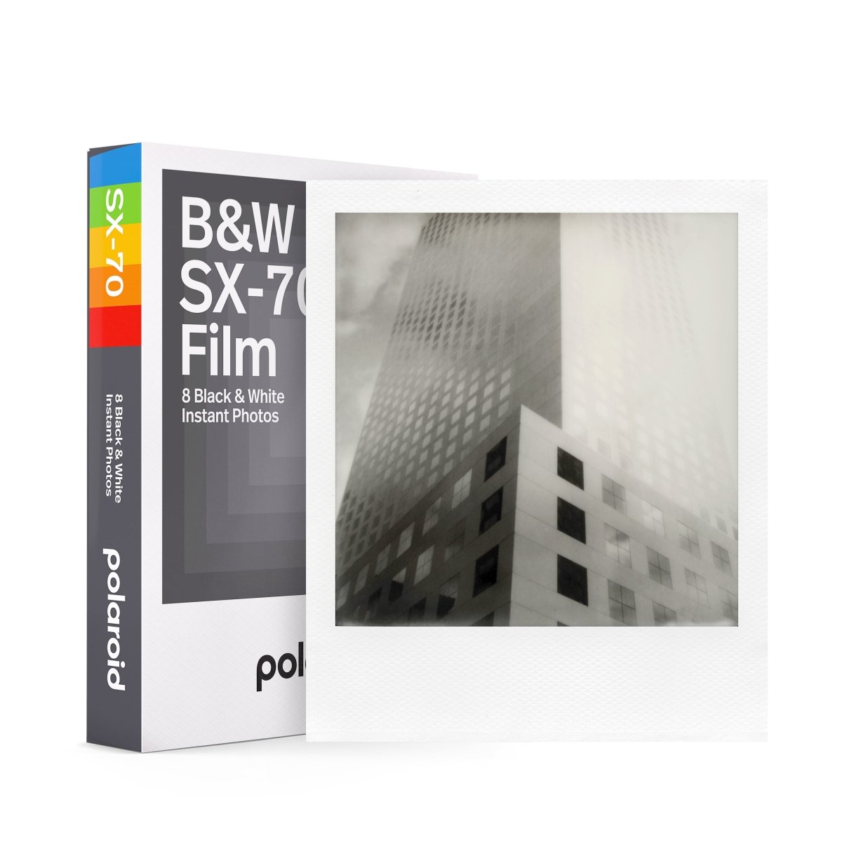 Polaroid SX-70 - Black & White - 8 Exposures - Rewind Photo Lab - Polaroid