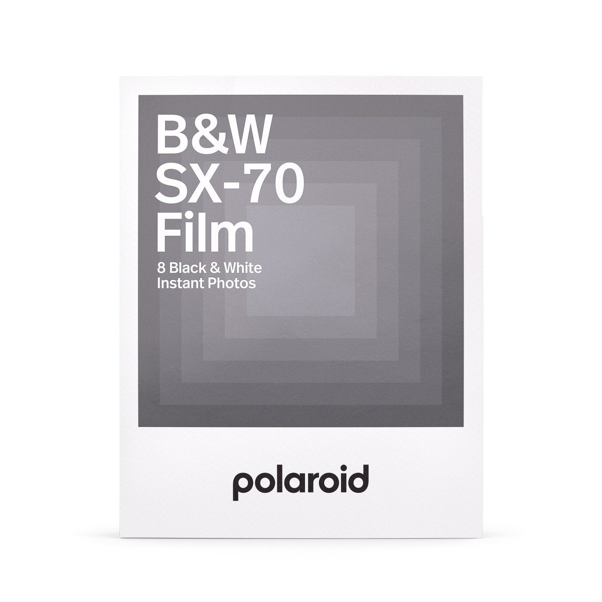 Polaroid SX-70 - Black & White - 8 Exposures - Rewind Photo Lab - Polaroid